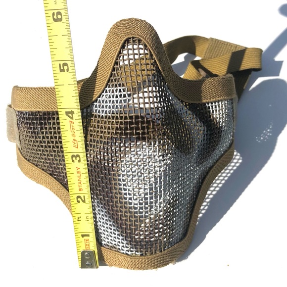 Airsoft Half Face / Throat Mesh Mask - Picture 12 of 14